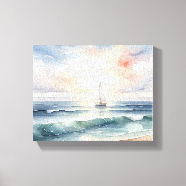 Dreamy water color effect Stretched Canvas Print (Front)