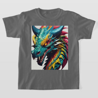 Dreamy Watercolor Dragon T-Shirt Design