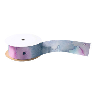 Dreamy Watercolor Grosgrain Ribbon Gift Wrap 