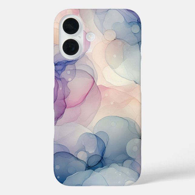 Dreamy Watercolor Ink Art Case-Mate iPhone Case (Back)