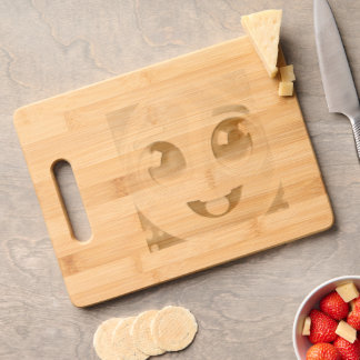 Dreamy Watercolor Smile Cutting Board