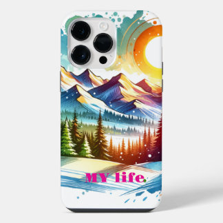 Dreamy Watercolor Sunset,iPhone / iPad case