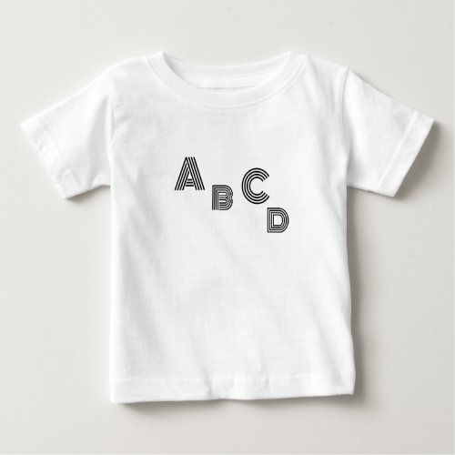 Dreamy Watercolor Whimsical ABCD T_Shirt