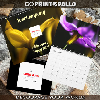 Dreamy whimsical flowers 2026 custom calendar