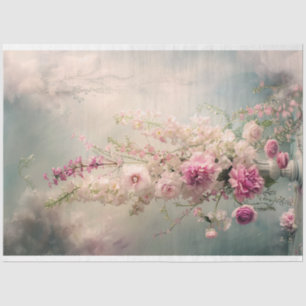 Dreamy Whimsical Vase & Floral Still Life Tissue Paper