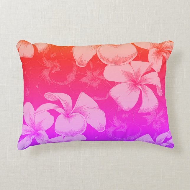 "Dreamy Whirlwind: A Beautiful colors Pillow" Accent Pillow (Front)