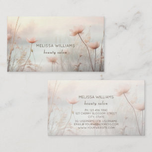 Dreamy Wildflowers Pastel Business Card