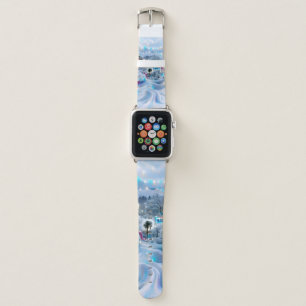Dreamy Winter Wonderland Lights Apple Watch Band