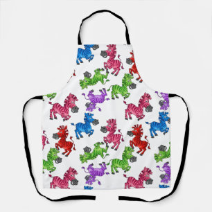 Dreamy Zebra World Apron
