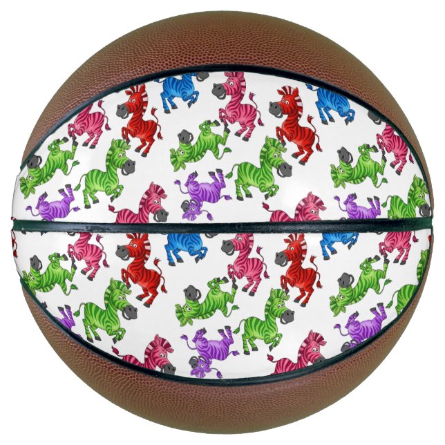 Dreamy Zebra World  Basketball (Front)