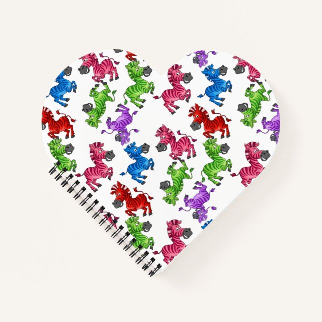 Dreamy Zebra World  Notebook (Front)