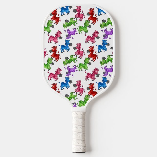 Dreamy Zebra World  Pickleball Paddle (Front)