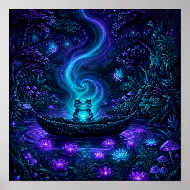 DreamyForestFrog Poster (Front)