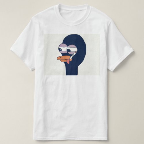 DreamySupply Smoking Duck Mens White T_Shirt