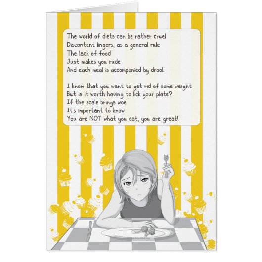 Dreary Diet Cards (Front)