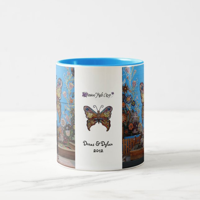 Dreas and Dylan Butterfly Mug 2 (Center)