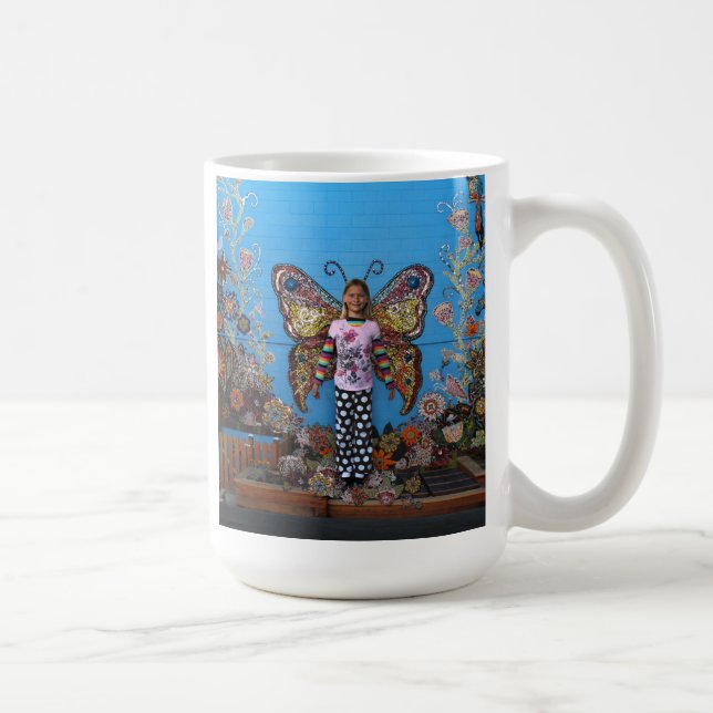 Dreas and Dylan Tall Butterfly Mug (Right)