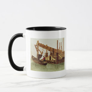 Dredging a canal mug