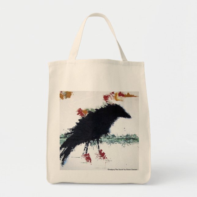 "Dredging The Sound" - diane clement Tote Bag (Front)