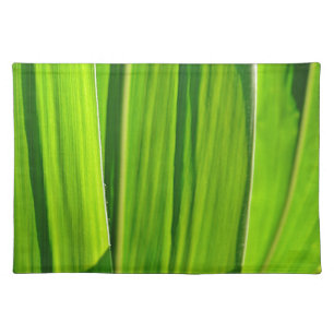 Drei grüne Maisblätter Placemat