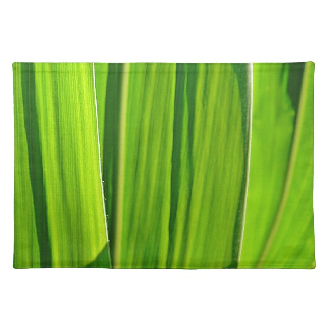 Drei grüne Maisblätter Placemat (Front)