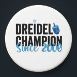 Dreidel Champion Since 2002 Funny Hanukkah Gift  PopSocket<br><div class="desc">funny, hanukkah, jewish, jew, holiday, dreidel, champion, birthday, gift, anniversary, </div>