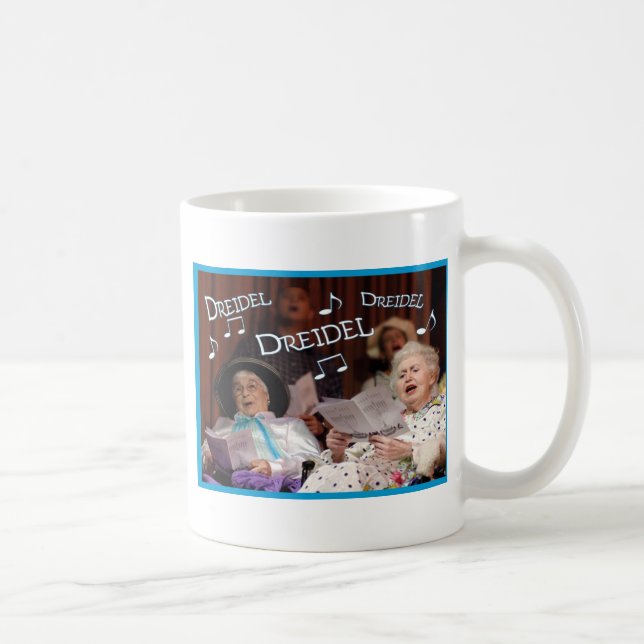 Dreidel Dreidel Dreidel Coffee Mug (Right)