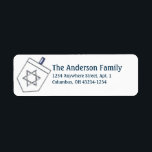 Dreidel Hanukkah Address Labels d9<br><div class="desc">a pretty Hanukkah holiday (or every day) design ...  All necessary licenses have been purchased and are on file. Images on this site are NOT public domain. You may not copy,  duplicate,  alter or scan these designs,  images,  illustrations,  photography,  art and writing.</div>