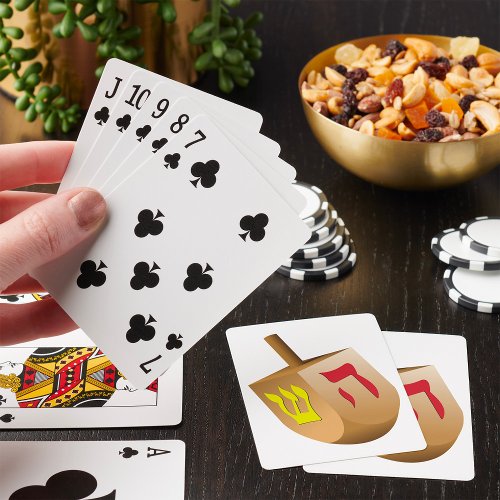 Dreidel Poker Cards
