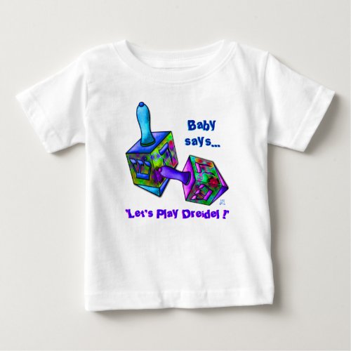 Dreidel Story 3 Baby T_Shirt