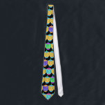 Dreidel Tie - SRF<br><div class="desc">Try the different background colors. It looks nice on white also. Enjoy,  and check out my Hanukkah products please ! I have a great selection of products coming. Thanks,  Sharon Rhea Ford (www.zazzle.com/sharonrhea*)</div>