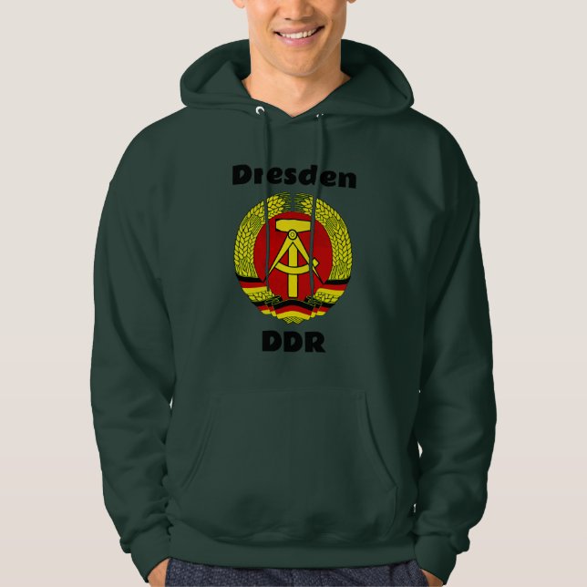 Dresden, DDR, Dresden, Germany - East German Ossi Hoodie (Front)