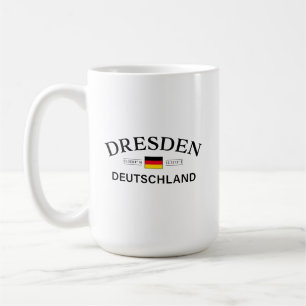 Dresden Deutschland Coordinates German Coffee Mug