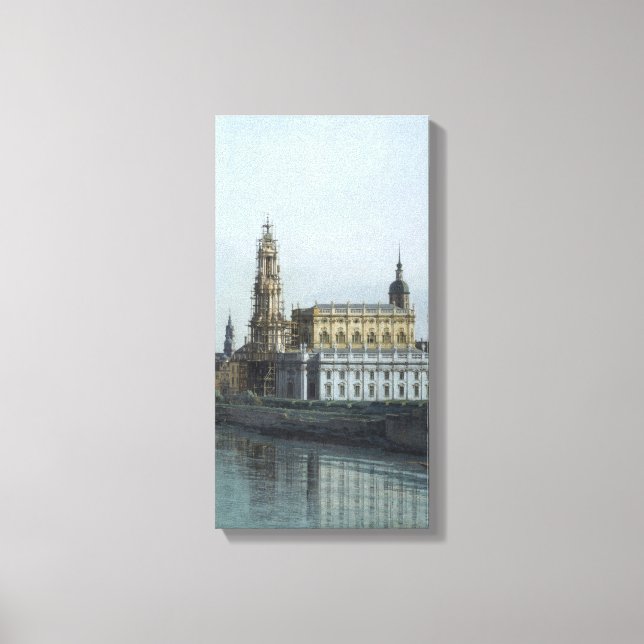 Dresden Elbufer Vedute - Canaletto - Bellotto Canvas Print (Front)