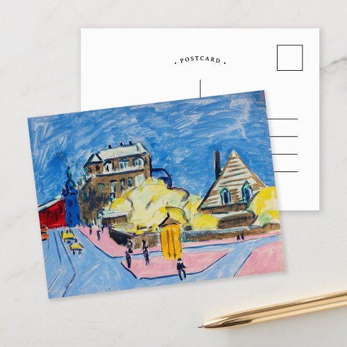 Dresden  Ernst Ludwig Kirchner Postcard