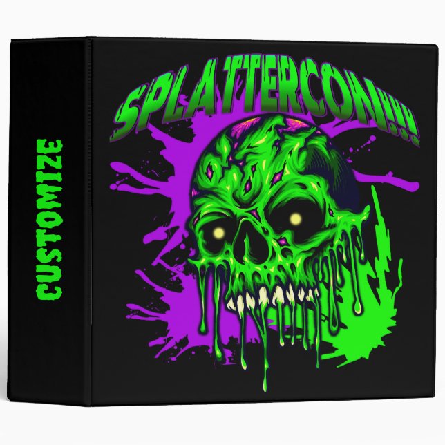 Dresden Fans SplatterCon 3 Ring Binder (Front/Spine)