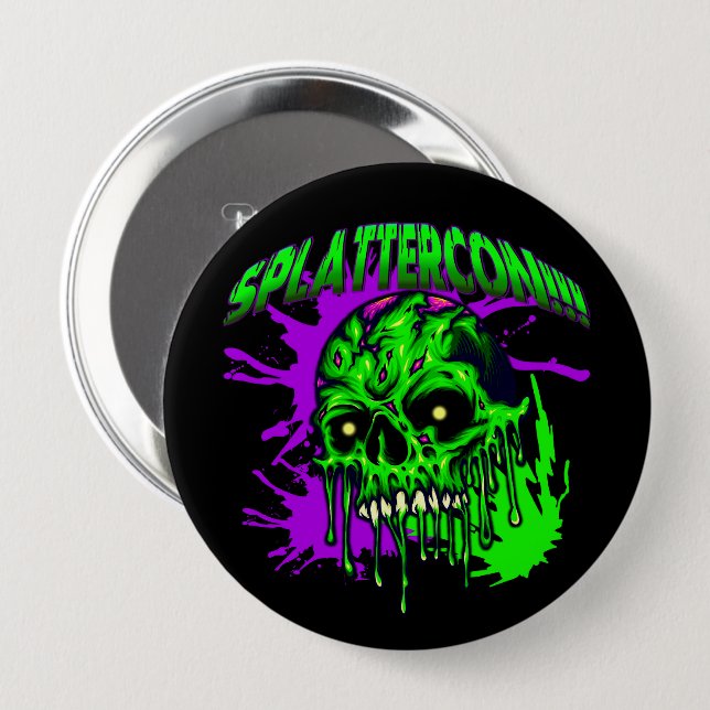 Dresden Fans SplatterCon Button (Front & Back)