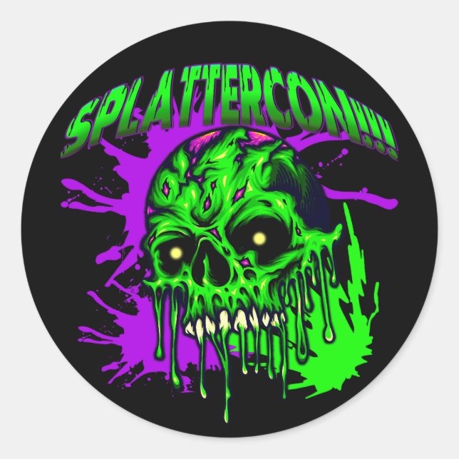 Dresden Fans SplatterCon Classic Round Sticker (Front)