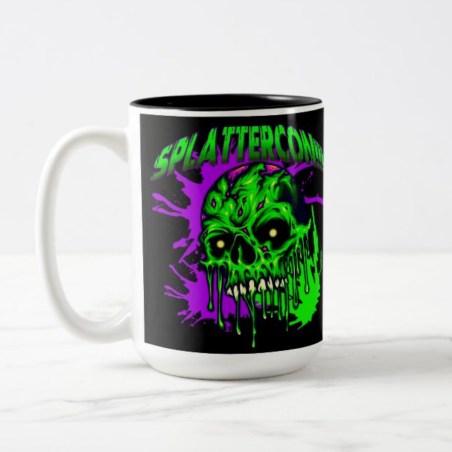 Dresden Fans SplatterCon Two-Tone Coffee Mug (Left)