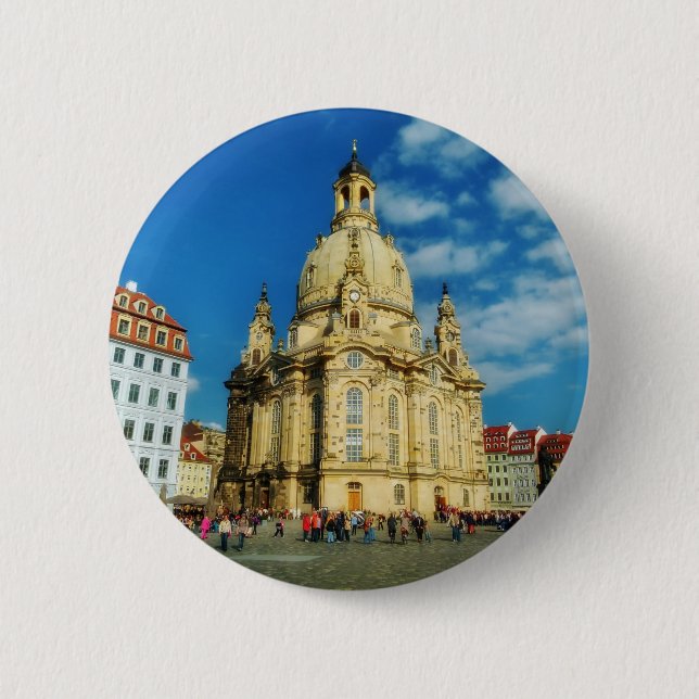Dresden Frauenkirche Button (Front)