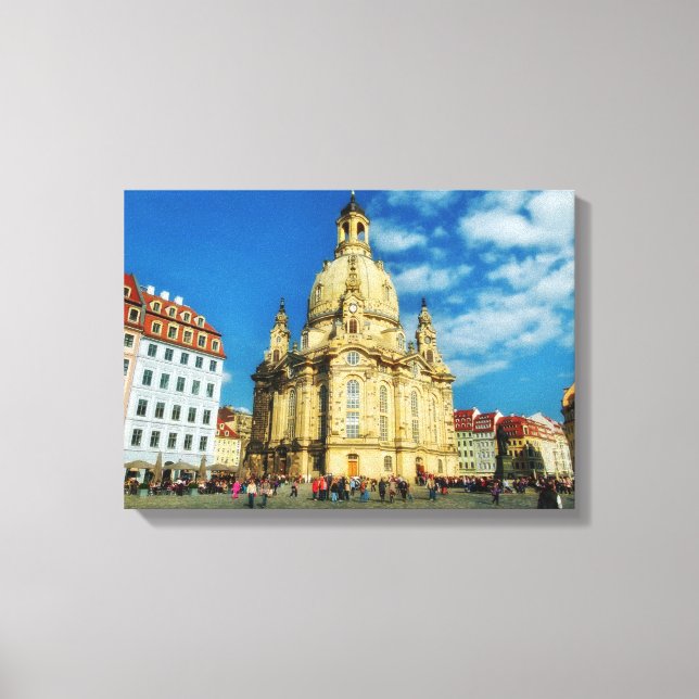 Dresden Frauenkirche Canvas Print (Front)