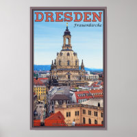 Dresden - Frauenkirche Poster