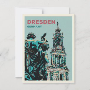 Dresden German Historic City Postcard