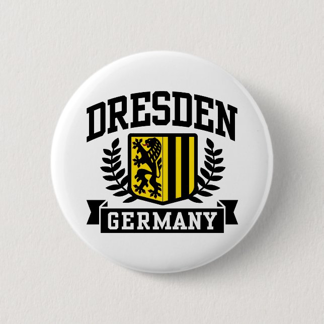 Dresden Germany Button (Front)