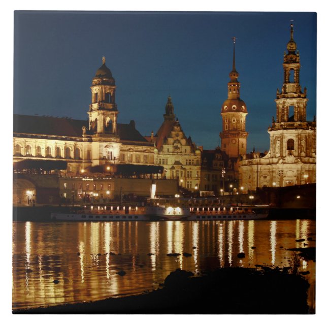 Dresden, Germany Ceramic Tile (Front)