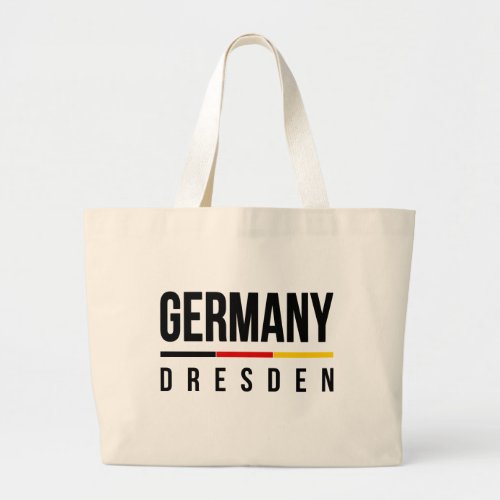 Dresden Germany Large Tote Bag