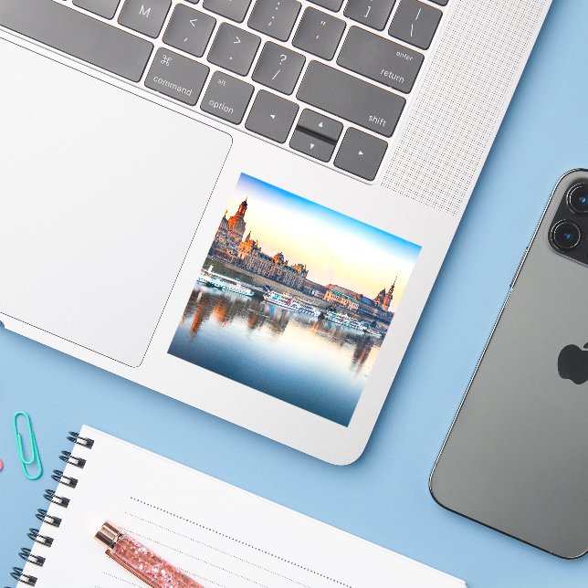 Dresden Germany Sticker (Laptop w/ iPhone)