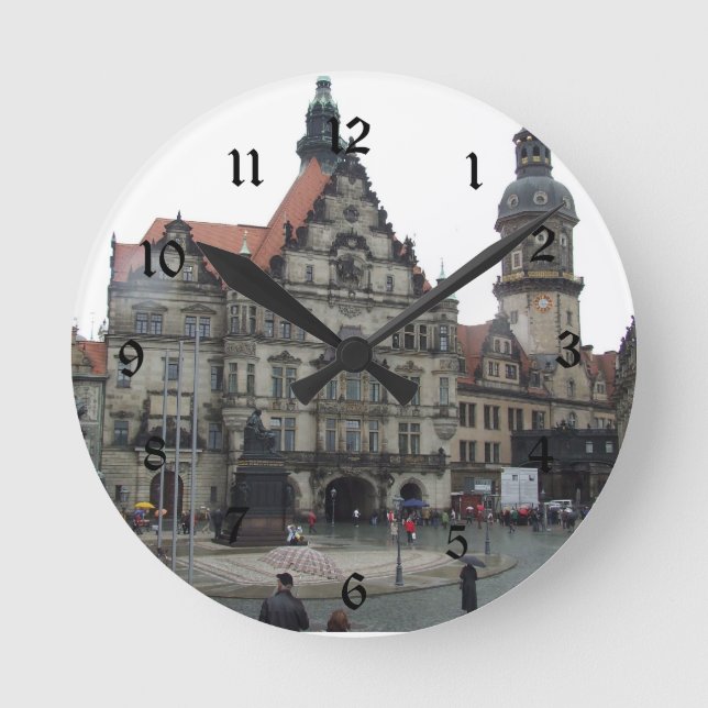 Dresden Germany Wall Clock (Front)