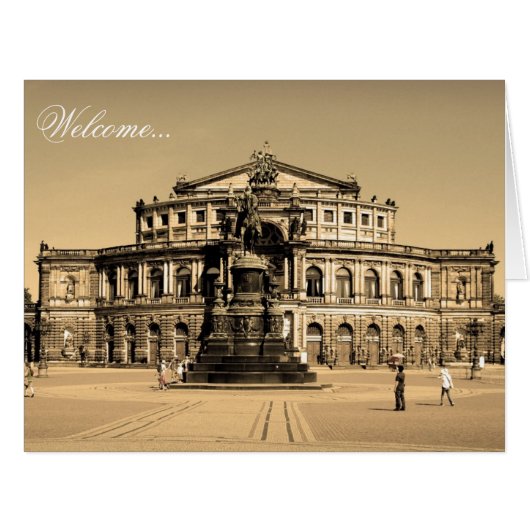 Dresden Semperopera at Theater Square (Front Horizontal)