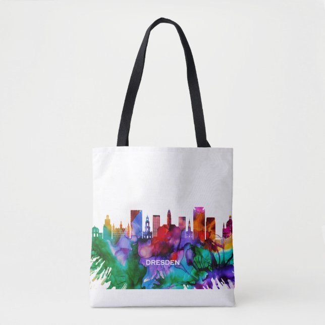 Dresden Skyline Tote Bag (Front)